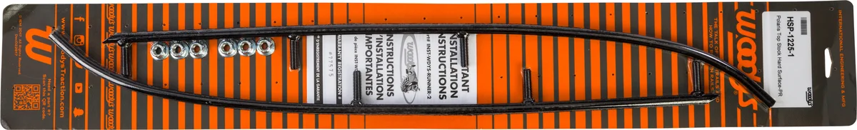 WOODYS HSP-1225 Standard Top Stock Runners – Durable Ski Carbide for Precision Performance