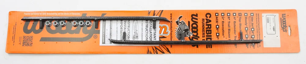 WOODYS HSD-6150 Carbide Runners - Durable Snowmobile Stock Runners for Enhanced Traction & Performance