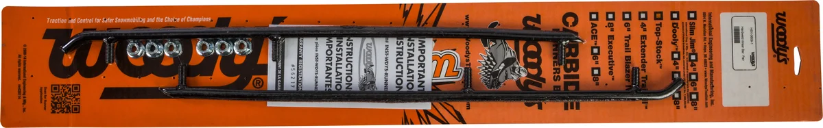 WOODYS HSY-0609 Standard Top Stock Runners - Durable Replacement Runners for Snowmobiles