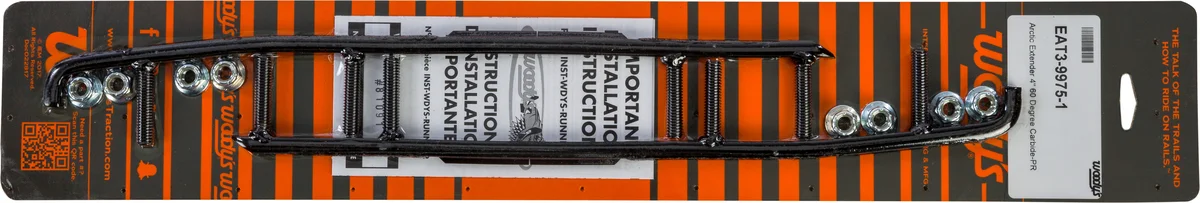 WOODYS EAT3-9975 4" Carbides & Runners - Durable Skis Replacement Parts