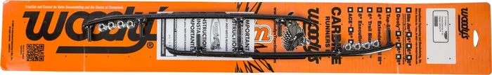 WOODYS EYV3-6450 4" Carbides & Runners - Durable Ski Components for Enhanced Performance