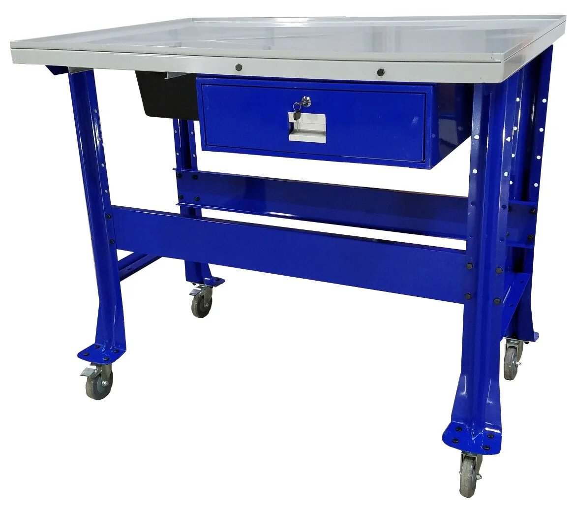 IDEAL PTDT-1000 Tear Down Table - Heavy-Duty Workbench for Powersports Repair