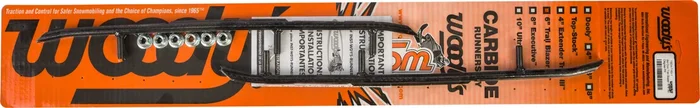 WOODYS TSD4-7150 Trail Blazer Round Bar Runners 6" - Durable Ski Carbide for Powersports