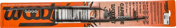 WOODYS TYV4-6500 Trail Blazer Round Bar Runners 6" - Durable Ski Carbide for Powersports Enthusiasts