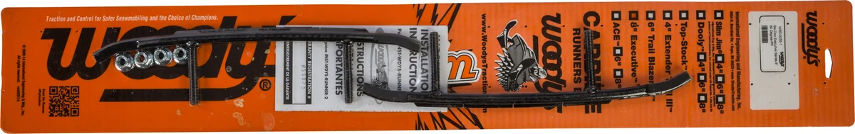 WOODYS WSD-9255 Executive Round Bar Runners – Durable Ski Mounting Solution for Powersports Enthusiasts