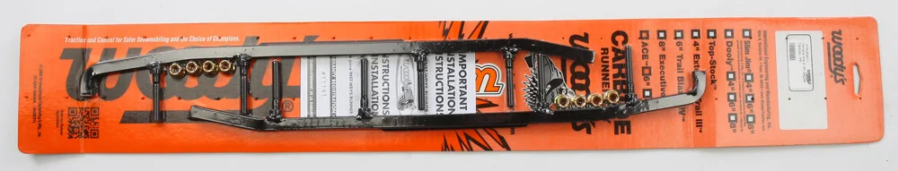 WOODYS AY6-6580 Ace™ Runner - Tallest Carbide Runner for Aggressive Turning & Deep Snow Performance