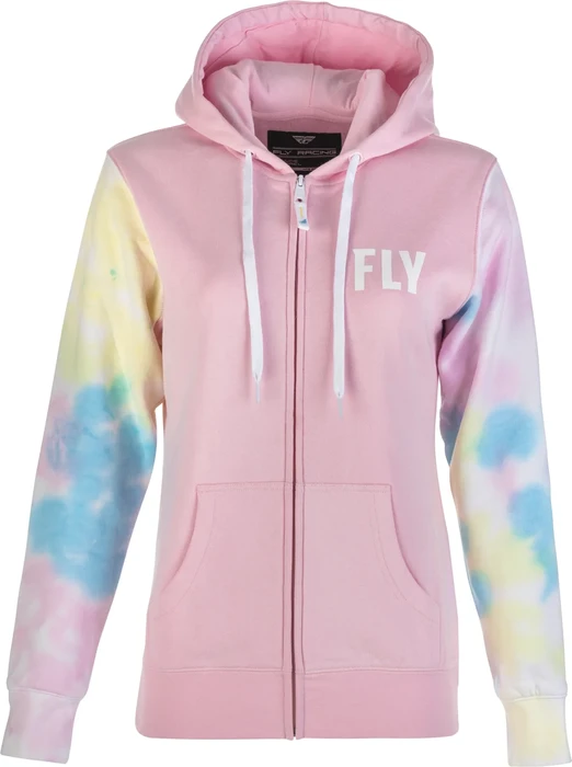 FLY RACING - 358-0071S - Women's Tie-Die Zip Up Hoodie