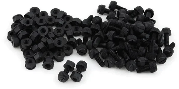 BOLT LPFB50 Nylon License Plate Bolts/Nuts - Durable Hardware for Powersports Vehicles