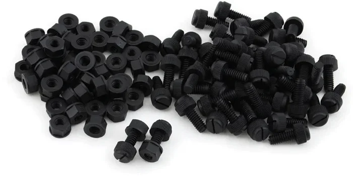BOLT LPFB50 Nylon License Plate Bolts/Nuts - Durable Hardware for Powersports Vehicles