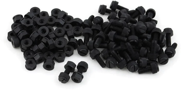 BOLT LPFB50 Nylon License Plate Bolts/Nuts - Durable Hardware for Powersports Vehicles