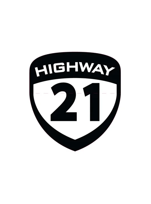 HIGHWAY 21 - 489-9001 - Shield Die Cut Stickers