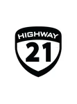 HIGHWAY 21 - 489-9001 - Shield Die Cut Stickers