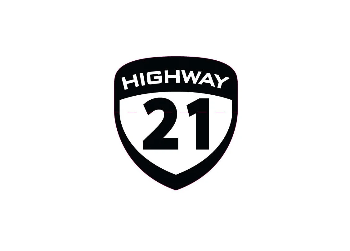 HIGHWAY 21 - 489-9002 - Shield Die Cut Stickers