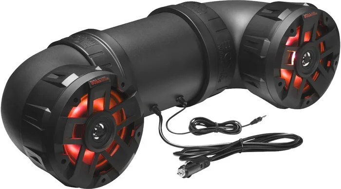 BOSS AUDIO 6.5 in. RGB ATV Bluetooth Speaker Tube – High-Power Audio for Off-Road Adventures