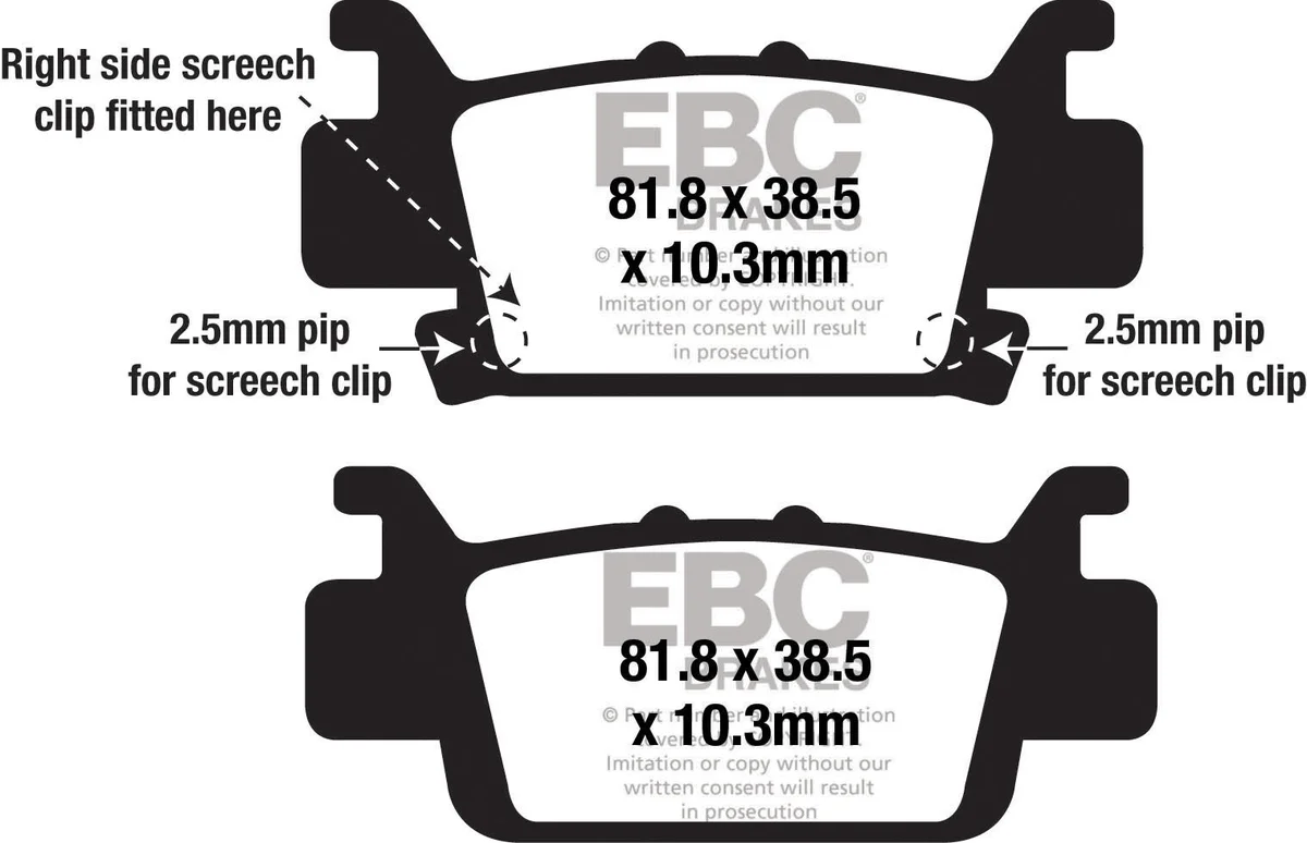 EBC - FA704SV - Standard Brake Pads