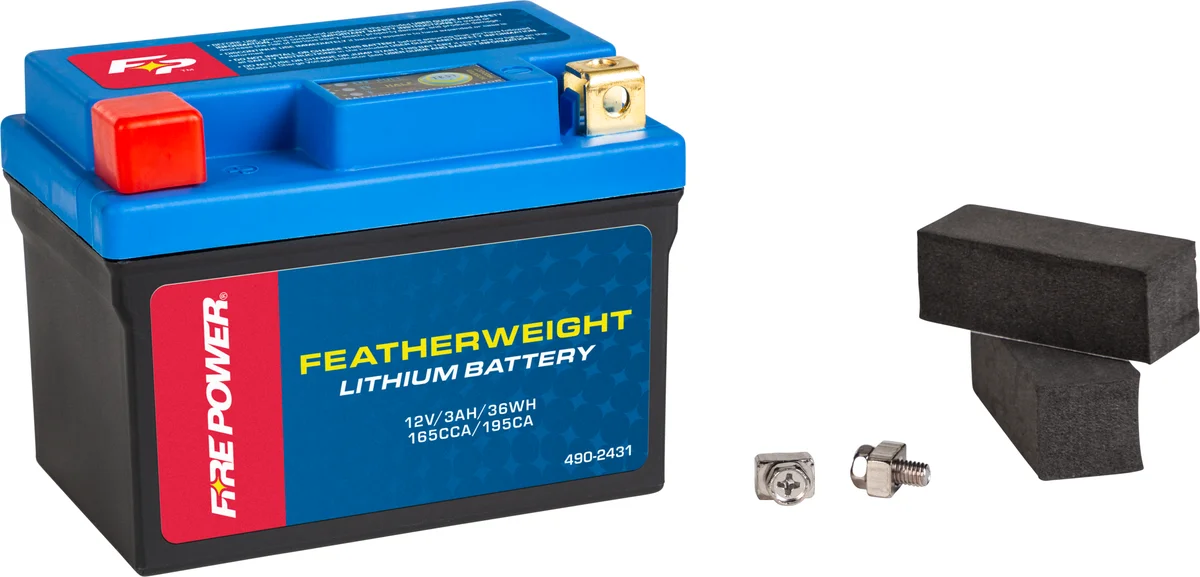 FIRE POWER - LFP02-B - Featherweight Lithium Battery