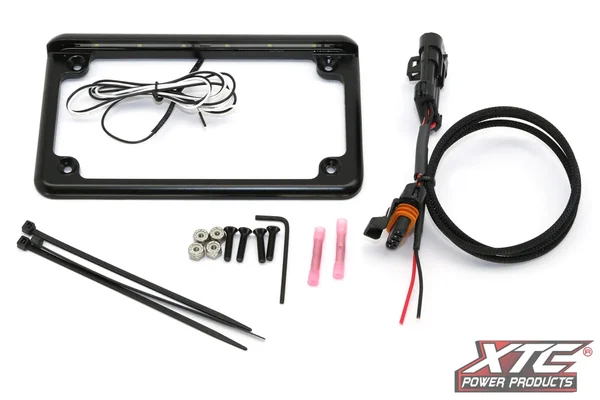 XTC POWER PRODUCTS - LF-6BK-15RZR - License Plate Frame/Mount
