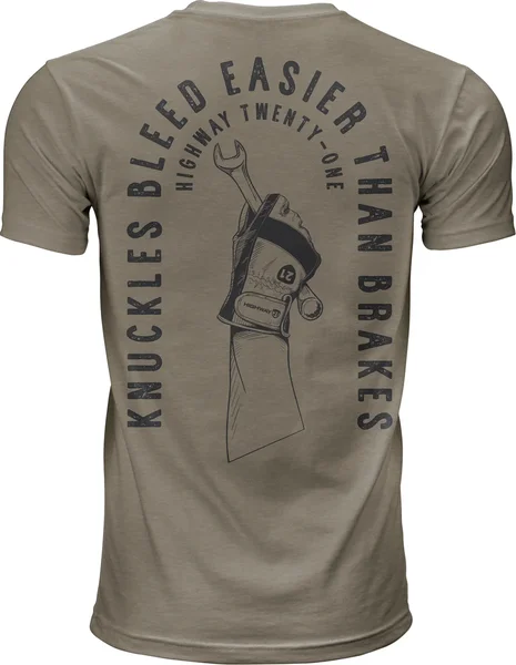 HIGHWAY 21 - 489-2003M - Knuckles Tee