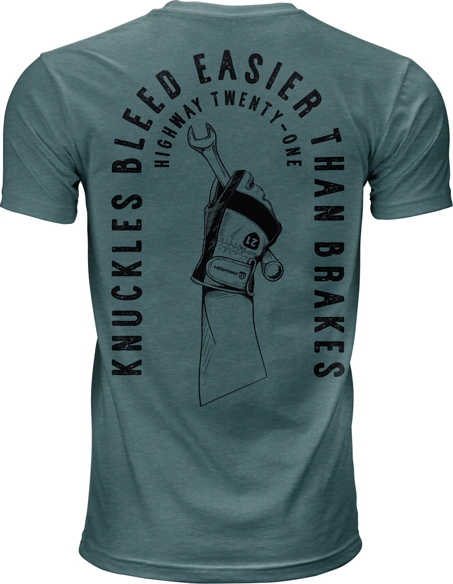 HIGHWAY 21 - 489-2004S - Knuckles Tee
