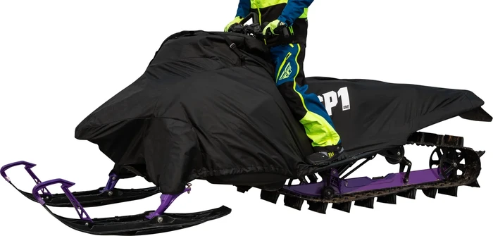 SP1 Snowmobile Cover Easy-Load - Waterproof Storage Cover with Rear Roller System