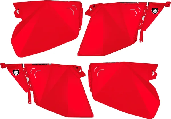 PRO ARMOR P144D000RD-293 Traditional/Tail Door - Durable UTV Cab Door with Weatherproof Design