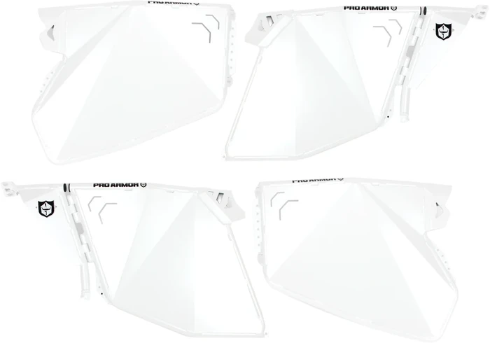 PRO ARMOR P144D000WH-133 Traditional/Tail Door - Durable UTV Cab Door with Weather Protection