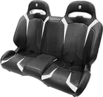 PRO ARMOR P144S191WH Suspension Bench Seat - Durable, Comfortable, High-Performance Seat for Powersports Vehicles