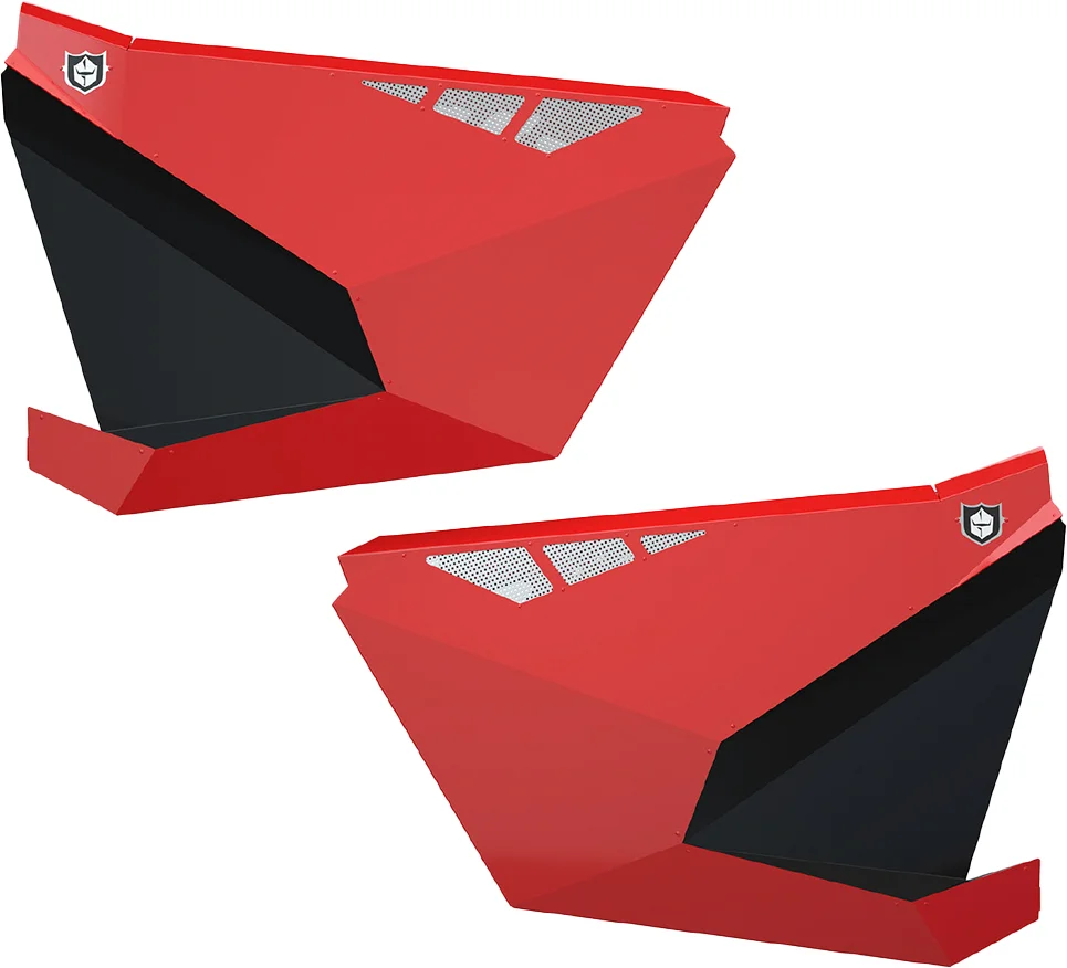 PRO ARMOR P199D003RD Traditional/Tail Door - Durable UTV Cab Door with Enhanced Protection