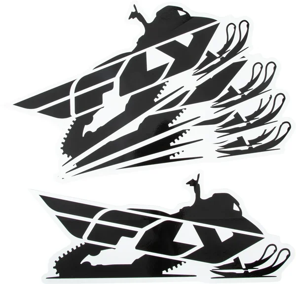 FLY RACING - SNOW 99-8224-5 - SNOW STICKER - 5/PK 15"