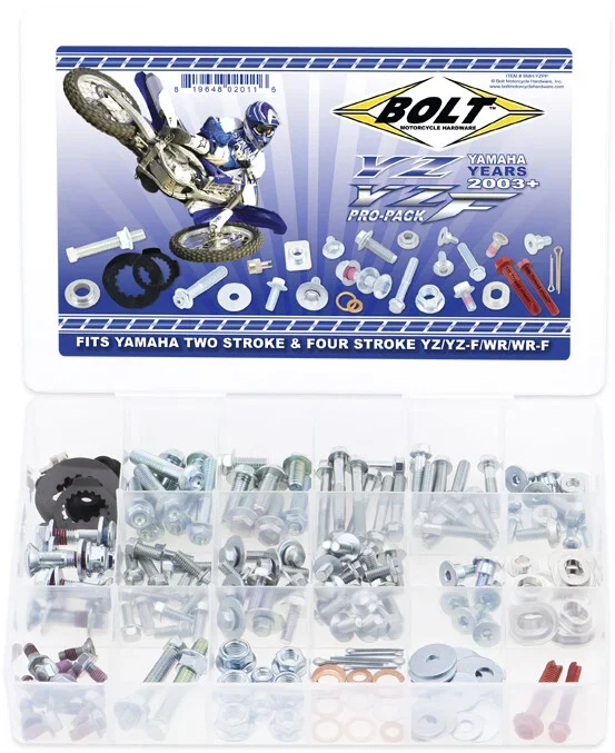 BOLT BMH-YZPP Pro-Pack Kit - Durable Hardware Fasteners for Powersports Vehicles