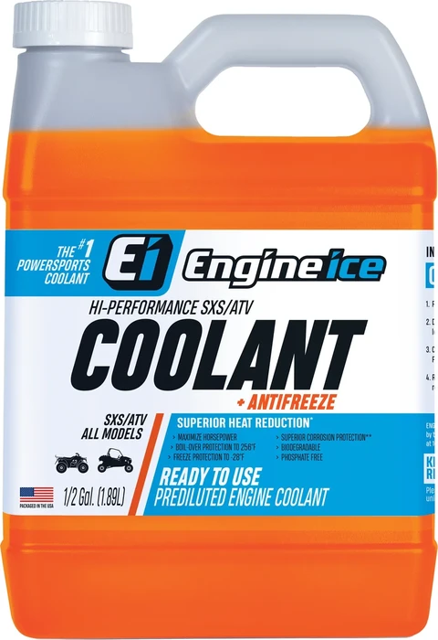 ENGINE ICE 1.5-Gallon Hi-Performance SXS/ATV Coolant + Antifreeze - Premium Engine Protection