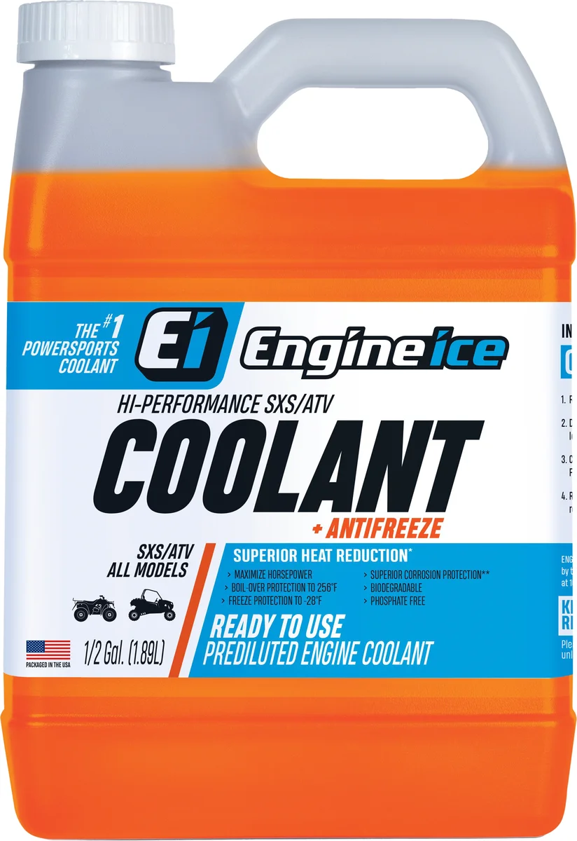 ENGINE ICE 1.5-Gallon Hi-Performance SXS/ATV Coolant + Antifreeze - Premium Engine Protection