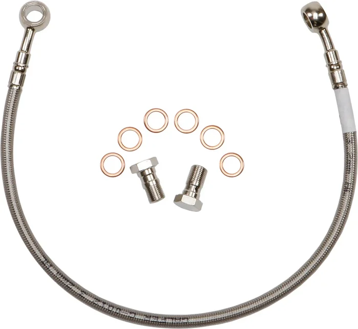 GALFER - FK003D639R-OLD - Rear Stainless Steel Hydraulic Brake Line