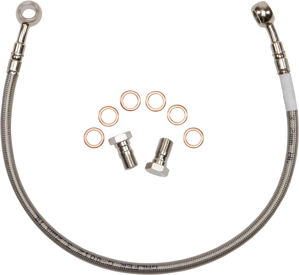 GALFER - FK003D639R-OLD - Rear Stainless Steel Hydraulic Brake Line