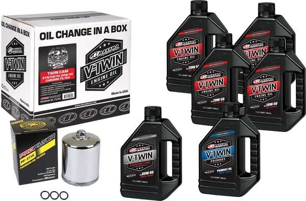 MAXIMA - 90-119016PC - V-Twin Oil Change Kit