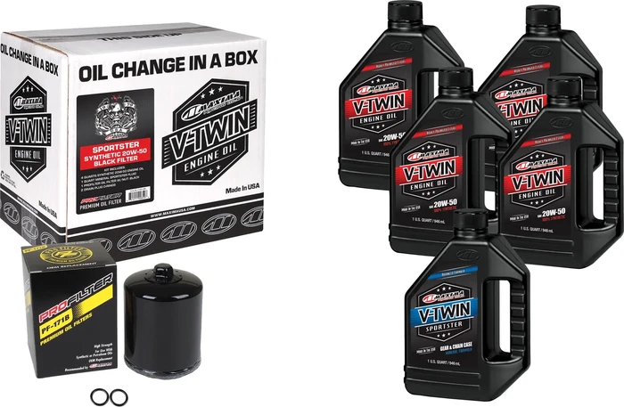 MAXIMA - 90-119015PB - V-Twin Oil Change Kit