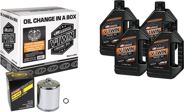 MAXIMA - 90-069014PC - V-Twin Quick Change Oil Filter Kit