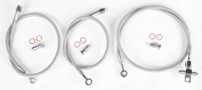 STREAMLINE TRX450-F Front Brake Line Kit - Durable Brake System Upgrade for Off-Road Vehicles