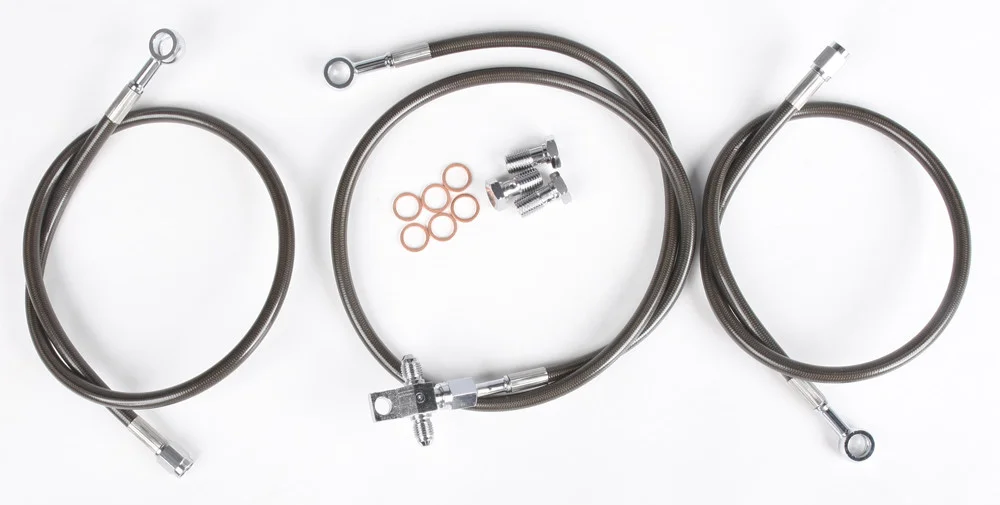 STREAMLINE TRX450-F-2SMOKE Front Brake Line Kit - High-Performance Brake System for Off-Road Vehicles