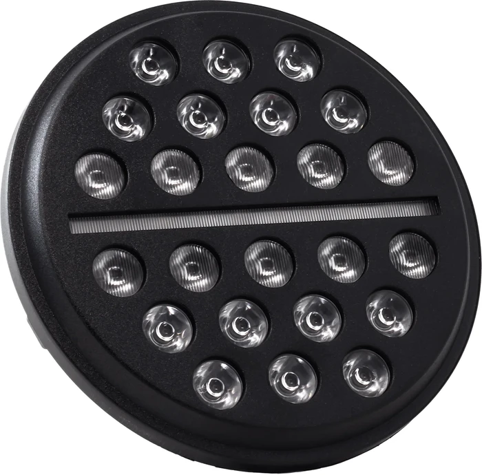 LETRIC LIGHTING CO - LLC-LHC-7B - 7" LED Buckshot Mini-Multi w/ Mount Adapter