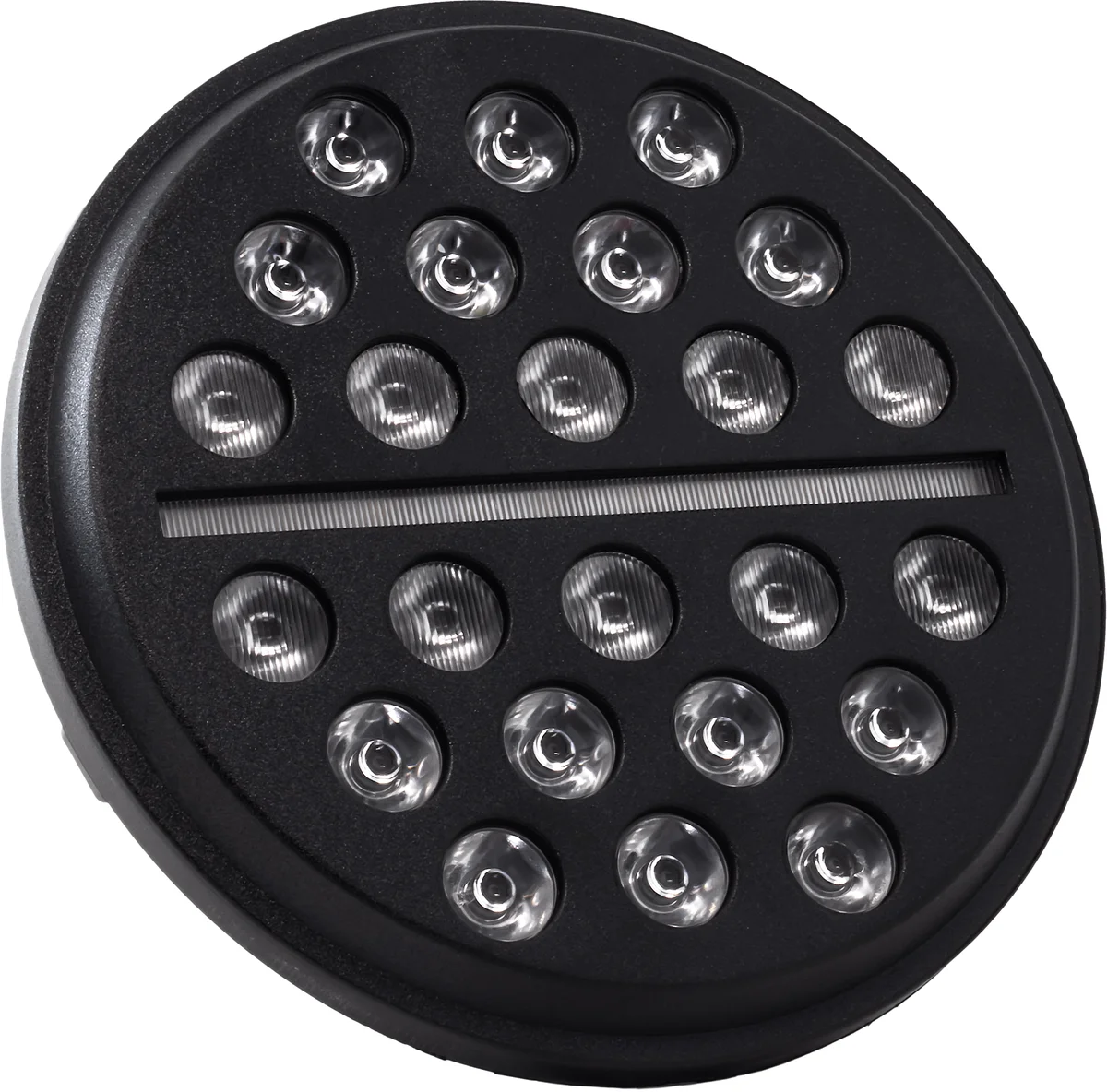 LETRIC LIGHTING CO - LLC-LHC-7B - 7" LED Buckshot Mini-Multi w/ Mount Adapter
