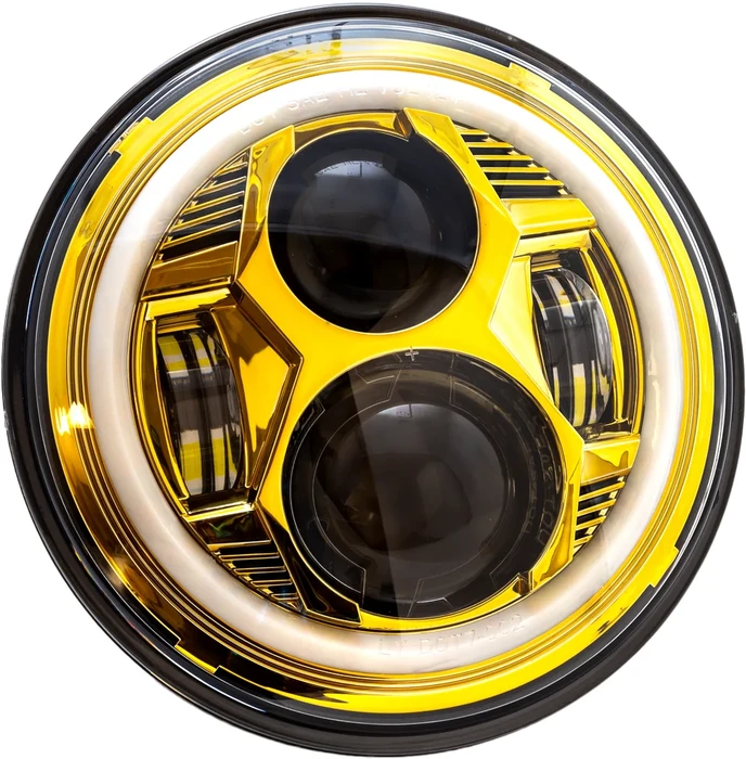 LETRIC LIGHTING CO - LLC-CC-7G - 7" LED Headlight w/ Mount Adapter