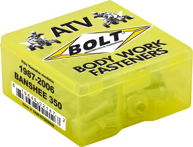 BOLT YAM-8706BAN ATV Body Work Fastener Kit - Durable Hardware for ATV Maintenance