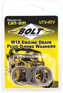 BOLT - CAN-ALM18 - Engine Drain Plug Washer 5/pk