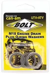 BOLT - CAN-ALM18 - Engine Drain Plug Washer 5/pk