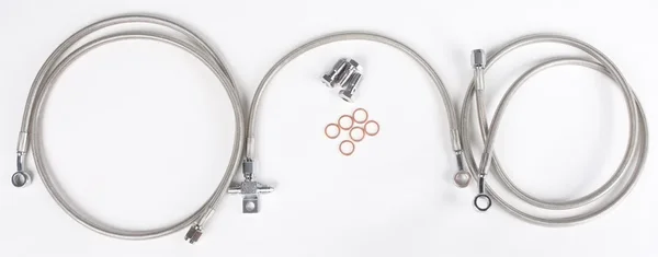 STREAMLINE BAN-F-2 Front Brake Line Kit - Durable Brake Line Upgrade for Powersports Vehicles