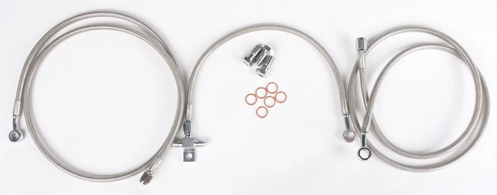 STREAMLINE BAN-F-2 Front Brake Line Kit - Durable Brake Line Upgrade for Powersports Vehicles