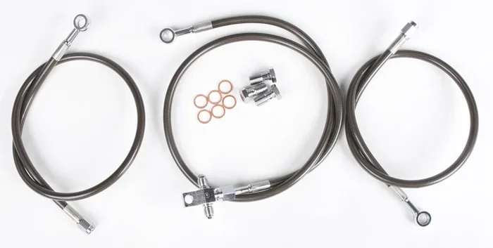 STREAMLINE BAN-F-2SMOKE Front Brake Line Kit - Durable & Reliable Brake System for Powersports Vehicles