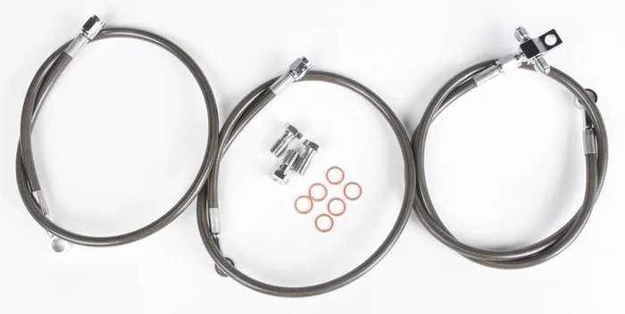 STREAMLINE RAP-F-2SMOKE Front Brake Line Kit - Durable & Reliable Brake System for Powersports Vehicles