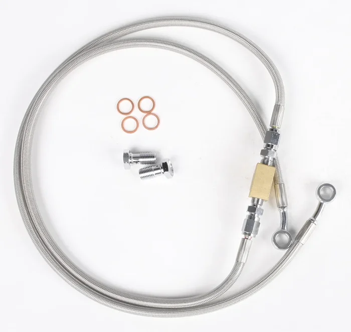 STREAMLINE RHIN700-F Front Brake Line Kit - High-Performance Brake System for Powersports Vehicles